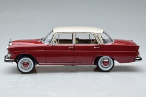 Mercedes 200 W110 Rdeč Norev 1:18 183706 Kovina – slika 5 od 7