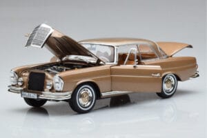 Mercedes 250 SE Coupe W111 Zlata Metalik Norev 1:18 183759 Kovina – slika 2 od 7