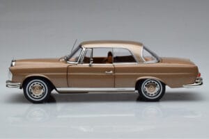 Mercedes 250 SE Coupe W111 Zlata Metalik Norev 1:18 183759 Kovina – slika 4 od 7