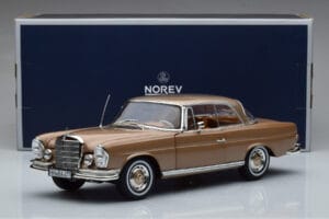 Mercedes 250 SE Coupe W111 Zlata Metalik Norev 1:18 183759 Kovina – slika 7 od 7