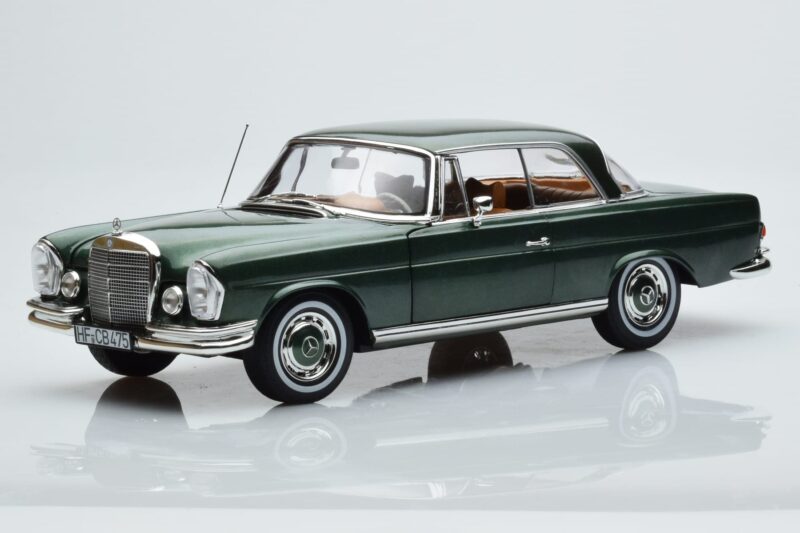 Mercedes 250 SE Coupe W111 Zelena Metalik Omejena Izdaja Norev 1:18 183764 Kovina