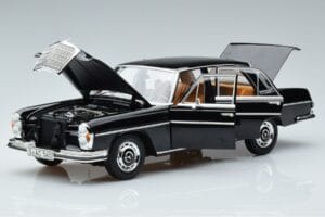Mercedes 280 SE W108 Črn Norev 1:18 183762 Kovina – slika 2 od 7