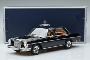 Mercedes 280 SE W108 Črn Norev 1:18 183762 Kovina – slika 7 od 7