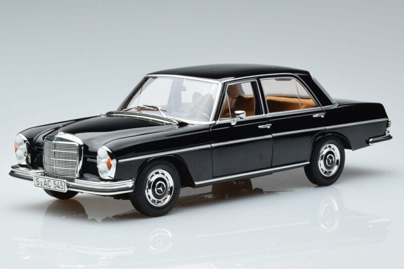Mercedes 280 SE W108 Črn Norev 1:18 183762 Kovina
