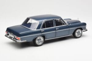 Mercedes 280 SE W108 Temnomodra Metalik Norev 1:18 183534 Kovina – slika 3 od 8