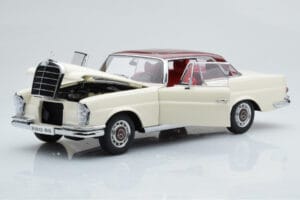 Mercedes 280 SE W108 Bela AUTOart 1:18 76287 Kovina – slika 2 od 8