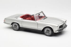 Mercedes 280 SL W113 Pagoda Srebrna Schuco 1:18 450035000 Kovina – slika 6 od 8