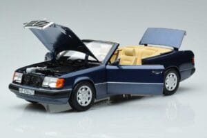 Mercedes 300 CE-24 A124 Kabriolet Nautical Moder Omejena Izdaja Norev 1:18 183879 Kovina – slika 2 od 7