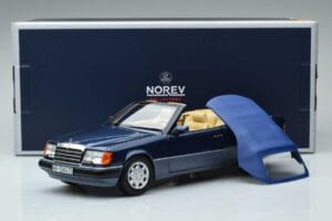 Mercedes 300 CE-24 A124 Kabriolet Nautical Moder Omejena Izdaja Norev 1:18 183879 Kovina – slika 7 od 7