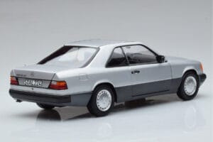 Mercedes 300 CE-24 C124 Coupe Srebrn Norev 1:18 183880 Kovina – slika 3 od 7