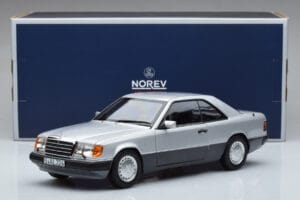 Mercedes 300 CE-24 C124 Coupe Srebrn Norev 1:18 183880 Kovina – slika 7 od 7