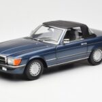 Mercedes 300 SL R107 Pomorska Modra Norev 1:18