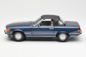 Mercedes 300 SL R107 Pomorska Modra Norev 1:18 183466 Kovina – slika 4 od 8