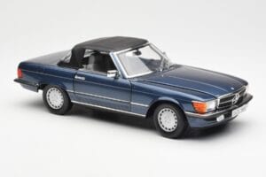 Mercedes 300 SL R107 Pomorska Modra Norev 1:18 183466 Kovina – slika 6 od 8