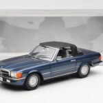 Mercedes 300 SL R107 Pomorska Modra Norev 1:18 - image 8 of 8