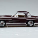 Mercedes 300 SL W198 Roadster Rdeč Norev 1:18 - image 4 of 8