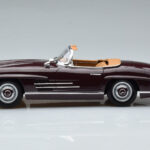 Mercedes 300 SL W198 Roadster Rdeč Norev 1:18 - image 5 of 8
