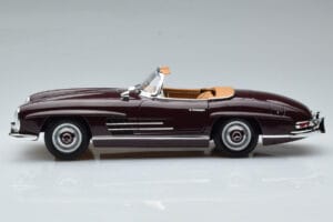 Mercedes 300 SL W198 Roadster Rdeč Norev 1:18 183891 Kovina – slika 5 od 8