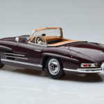 Mercedes 300 SL W198 Roadster Rdeč Norev 1:18 - image 7 of 8