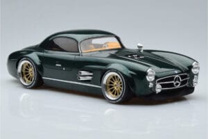 Mercedes 300 SL Speedster Hard Top By S-Klub Zelen GT Spirit 1:18 GT872 Smola – slika 4 od 6