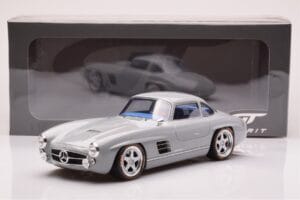 Mercedes 300 SL W198 Gullwing By S-Klub Siv GT Spirit 1:18 GT418 Smola – slika 6 od 6