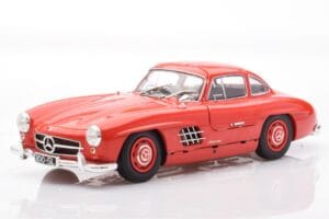Mercedes 300 SL W198 Gullwing Rdeč Minichamps 1:18