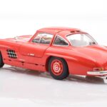 Mercedes 300 SL W198 Gullwing Rdeč Minichamps 1:18 - image 7 of 8