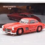 Mercedes 300 SL W198 Gullwing Rdeč Minichamps 1:18 - image 8 of 8