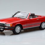 Mercedes 450 SL R107 US Različica Rdeč Norev 1:18