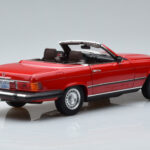 Mercedes 450 SL R107 US Različica Rdeč Norev 1:18 - image 3 of 8