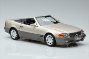 Mercedes 500 SL R129 Smoke Srebrna Norev 1:18 183719 Kovina – slika 5 od 7