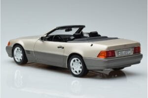 Mercedes 500 SL R129 Smoke Srebrna Norev 1:18 183719 Kovina – slika 6 od 7