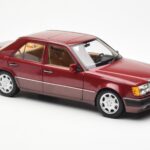 Mercedes 500E W124 Rdeč Metallic Dealerska Izdaja Norev 1:18 - image 6 of 8