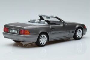 Mercedes 500 SL R129 Siva Metalik Norev 1:18 183715 Kovina – slika 3 od 7