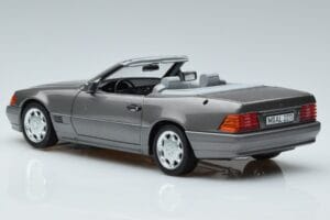 Mercedes 500 SL R129 Siva Metalik Norev 1:18 183715 Kovina – slika 6 od 7