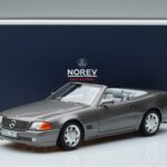 Mercedes 500 SL R129 Siva Metalik Norev 1:18 183715 Kovina - image 7 of 7