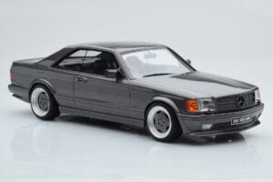 Mercedes 560 SEC C126 AMG Wide Body Siv Otto 1:18 OT823 Smola – slika 4 od 6