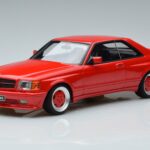 Mercedes 560 SEC W126 Widebody Rdeč Otto 1:18 OT995 Smola