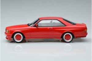Mercedes 560 SEC W126 Widebody Rdeč Otto 1:18 OT995 Smola – slika 3 od 6