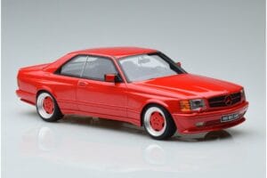 Mercedes 560 SEC W126 Widebody Rdeč Otto 1:18 OT995 Smola – slika 4 od 6