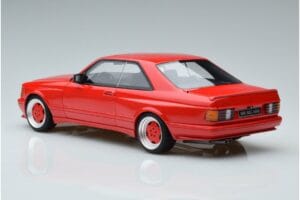 Mercedes 560 SEC W126 Widebody Rdeč Otto 1:18 OT995 Smola – slika 5 od 6
