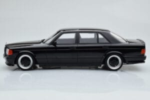 Mercedes 560 SEL AMG W126 Obsidian Črn Otto 1:18 OT297 Smola – slika 3 od 6