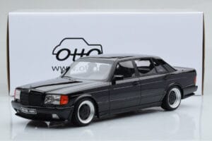 Mercedes 560 SEL AMG W126 Obsidian Črn Otto 1:18 OT297 Smola – slika 6 od 6