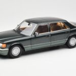 Mercedes 560 SEL W126 Night Zelen Metalik Dealer Edition Norev 1:18