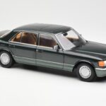 Mercedes 560 SEL W126 Night Zelen Metalik Dealer Edition Norev 1:18 - image 6 of 8