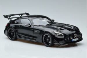 Mercedes AMG GT C190 Black Series Črn Norev 1:18 183900 Kovina – slika 5 od 7