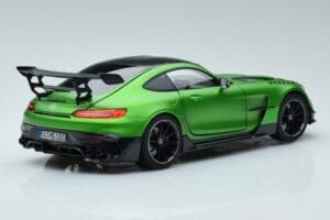 Mercedes AMG GT C190 Black Series Zelen Hell Magno Omejena Izdaja Norev 1:18 183903 Kovina – slika 3 od 7