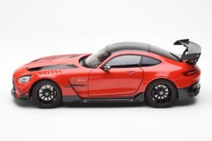 Mercedes AMG GT Black Series Rdeč Asia Exclusive Norev 1:18 183906 Kovina – slika 4 od 8