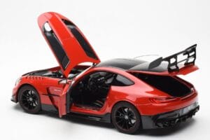 Mercedes AMG GT Black Series Rdeč Asia Exclusive Norev 1:18 183906 Kovina – slika 5 od 8