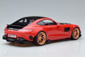 Mercedes AMG GT Prior Design C190 Rdeč GT Spirit 1:18 ZM104 Smola – slika 2 od 6